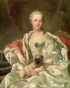 Louis Michel van Loo Portrait of Princess Ekaterina Dmitrievna Golitsyna painting